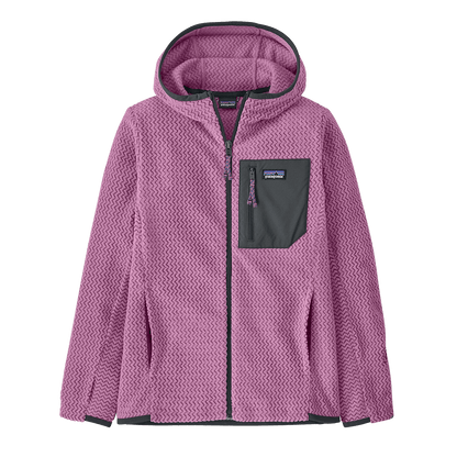 PATAGONIA 7990 KIDS R1 AIR FULL ZIP HOODY - RISK PURPLE
Front View