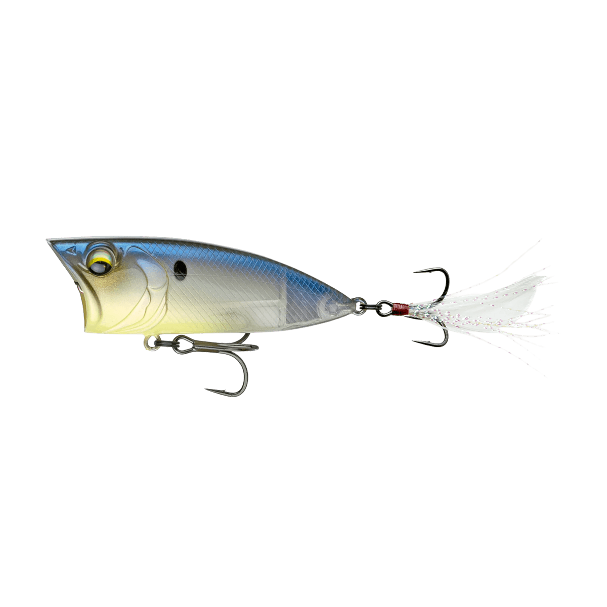 6TH SENSE SPLASHBACK TOPWATER POPPER 70MM - GHOST BONE MINNOW