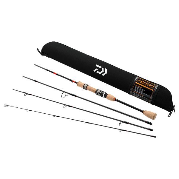 Presso Ultralight Spinning Pack - Travel Rod 7' UL F, 4pcs – Joe's