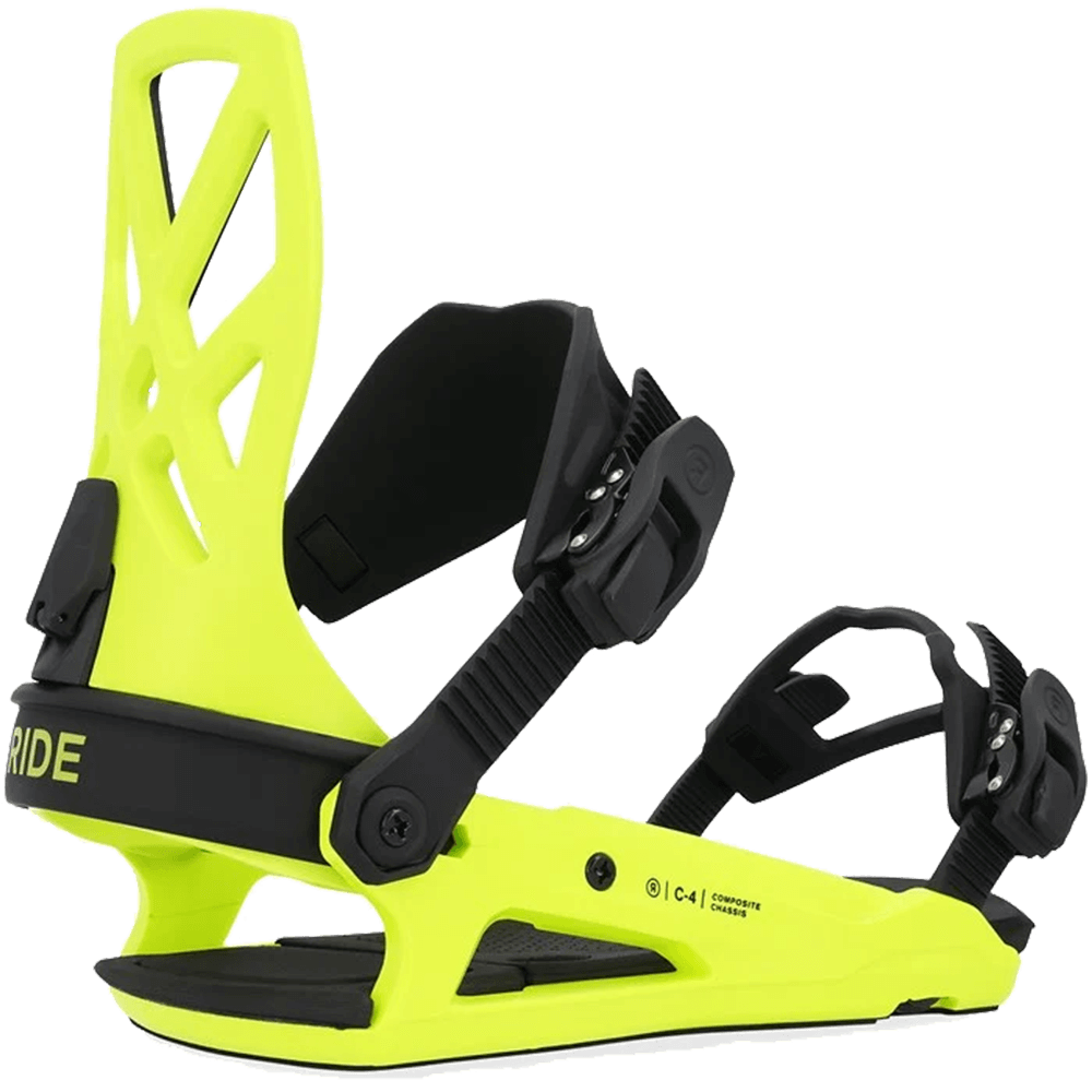 RIDE C-4 SNOWBOARD BINDINGS  2025
LIME COLOR 