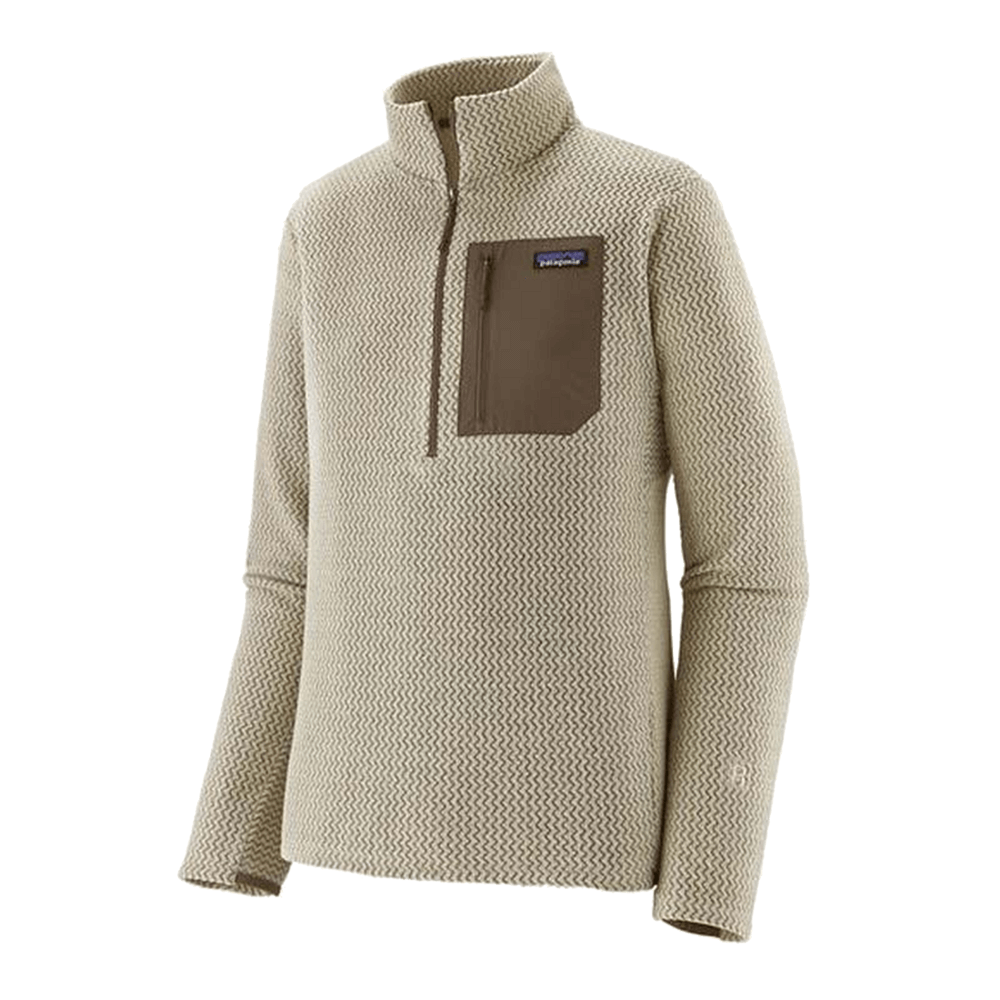 PATAGONIA 7990 MENS R1 AIR ZIP NECK - PELICAN
Front View