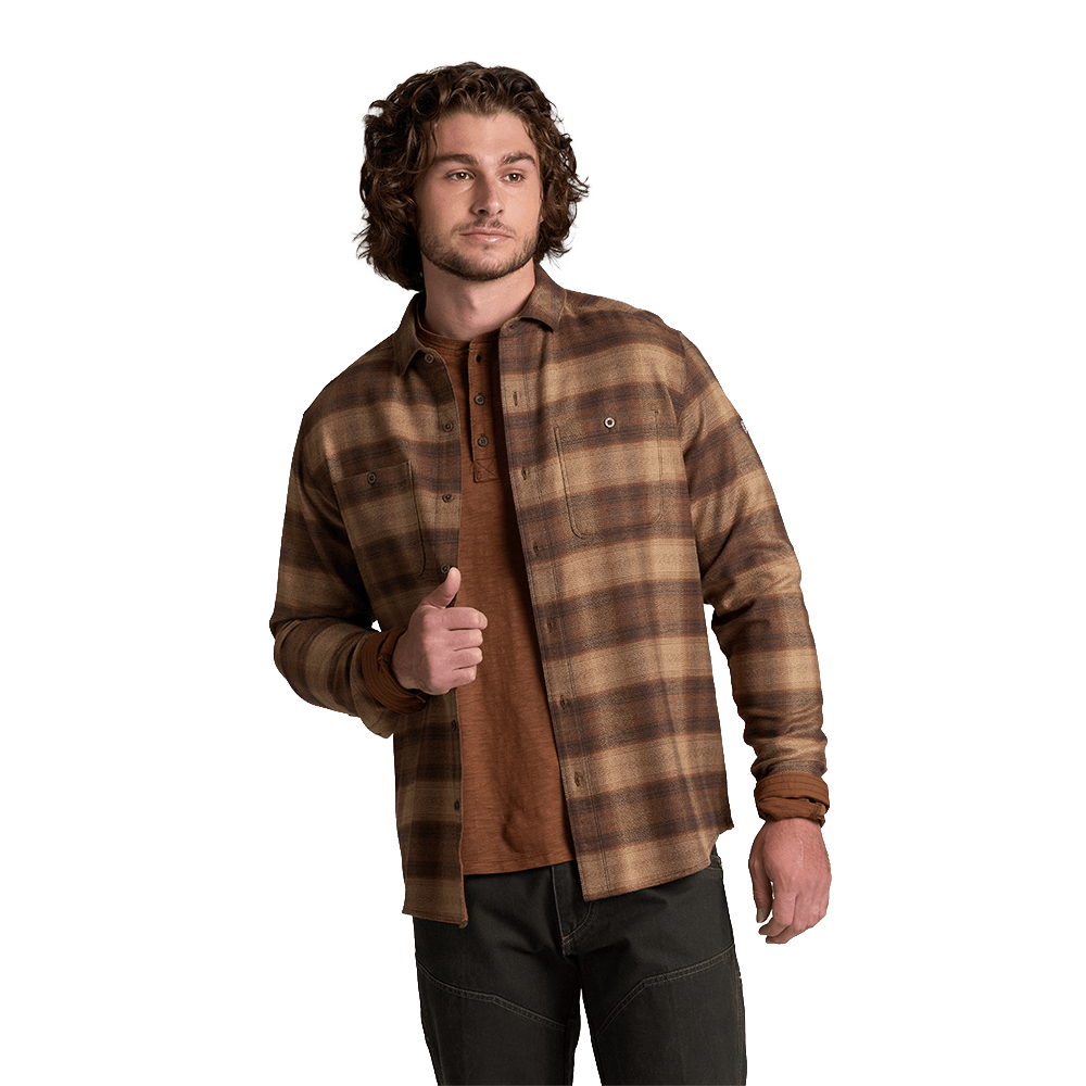 KUHL LAW FLANNEL LS VINTAGE LEATHER