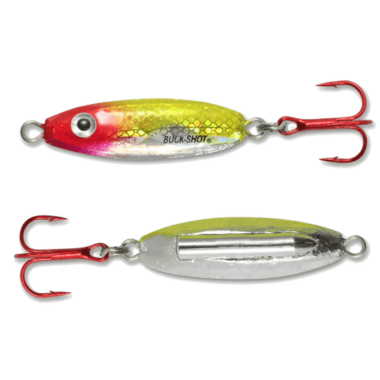NORTHLAND BUCK-SHOT RATTLE SPOON CLOWN 1/16OZ