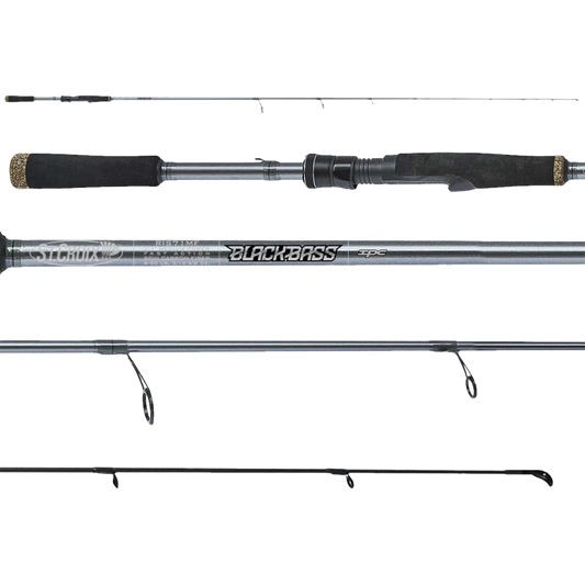 BLACK BASS SPINNING ROD
