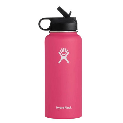 HYDRO FLASK WIDE MOUTH W/ STRAW LID 32OZ