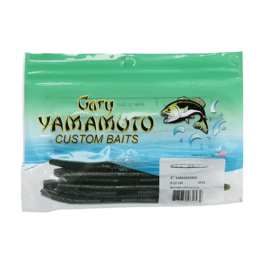 Yamamoto Senko worm 10 Pk Watermelon/Black 5"
