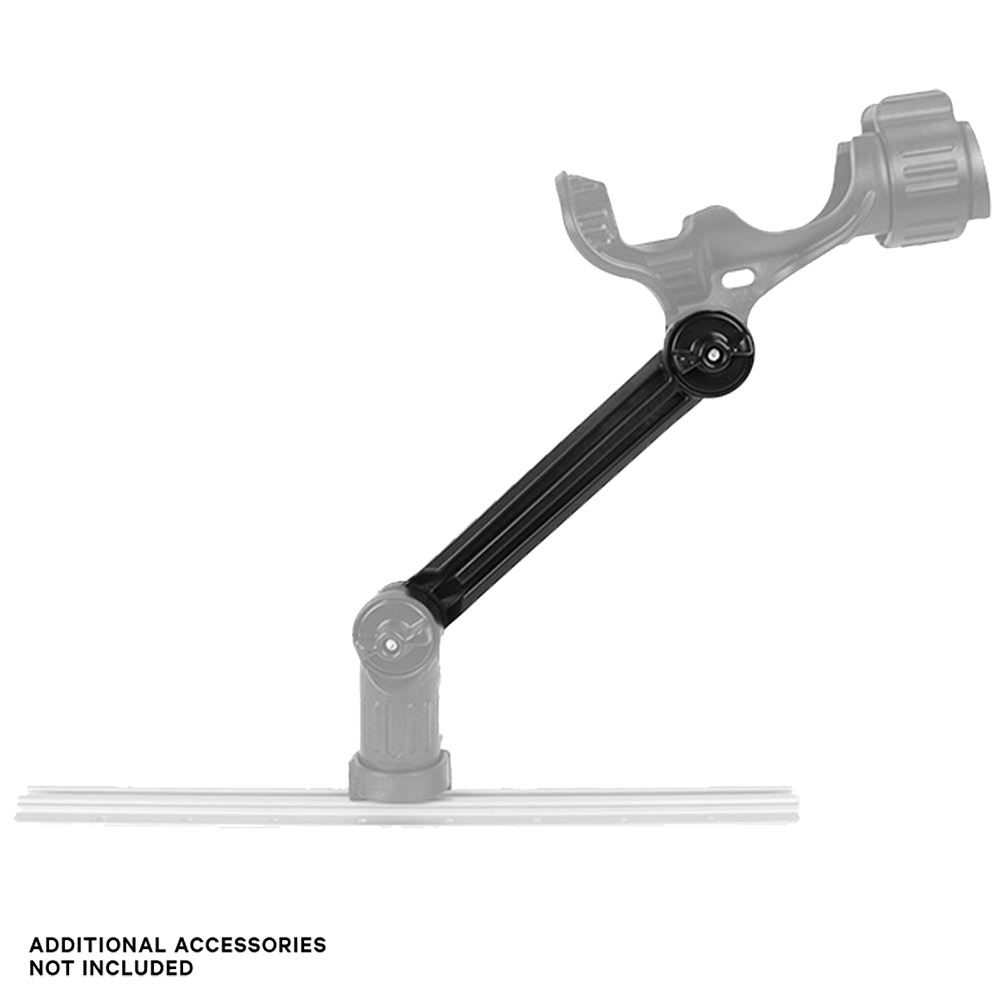 LOCKNLOAD 8" EXTENSION ARM WITH HARDWARE showing how a rod holder attaches