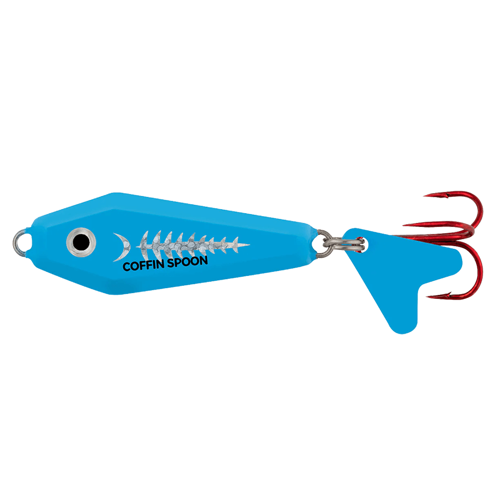 NORTHLAND BUCK-SHOT COFFIN SPOON
Super Glo Exo Blue
