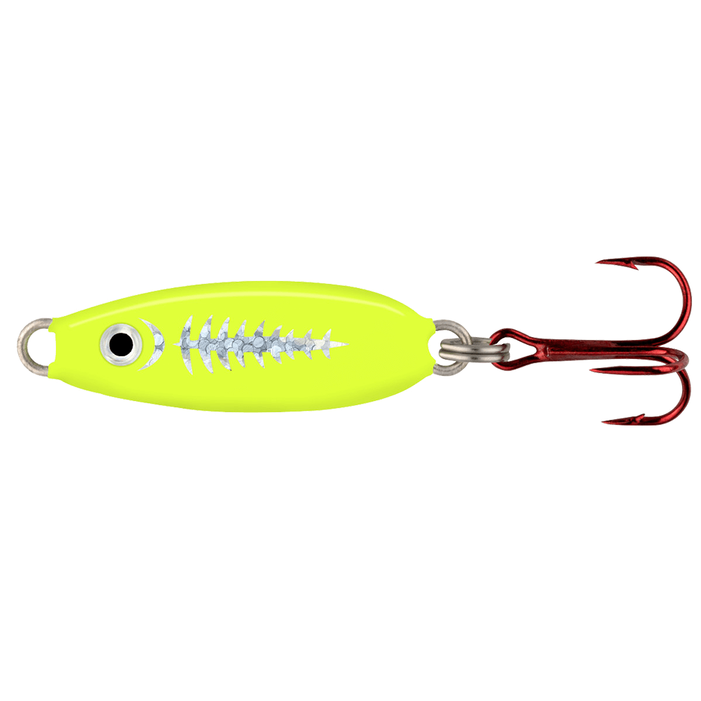 NORTHLAND FORAGE MINNOW SPOON
Super Glo Exo Chartreuse