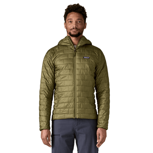 PATAGONIA 7990 MENS NANO PUFF HOODY - POND GREEN
Front View