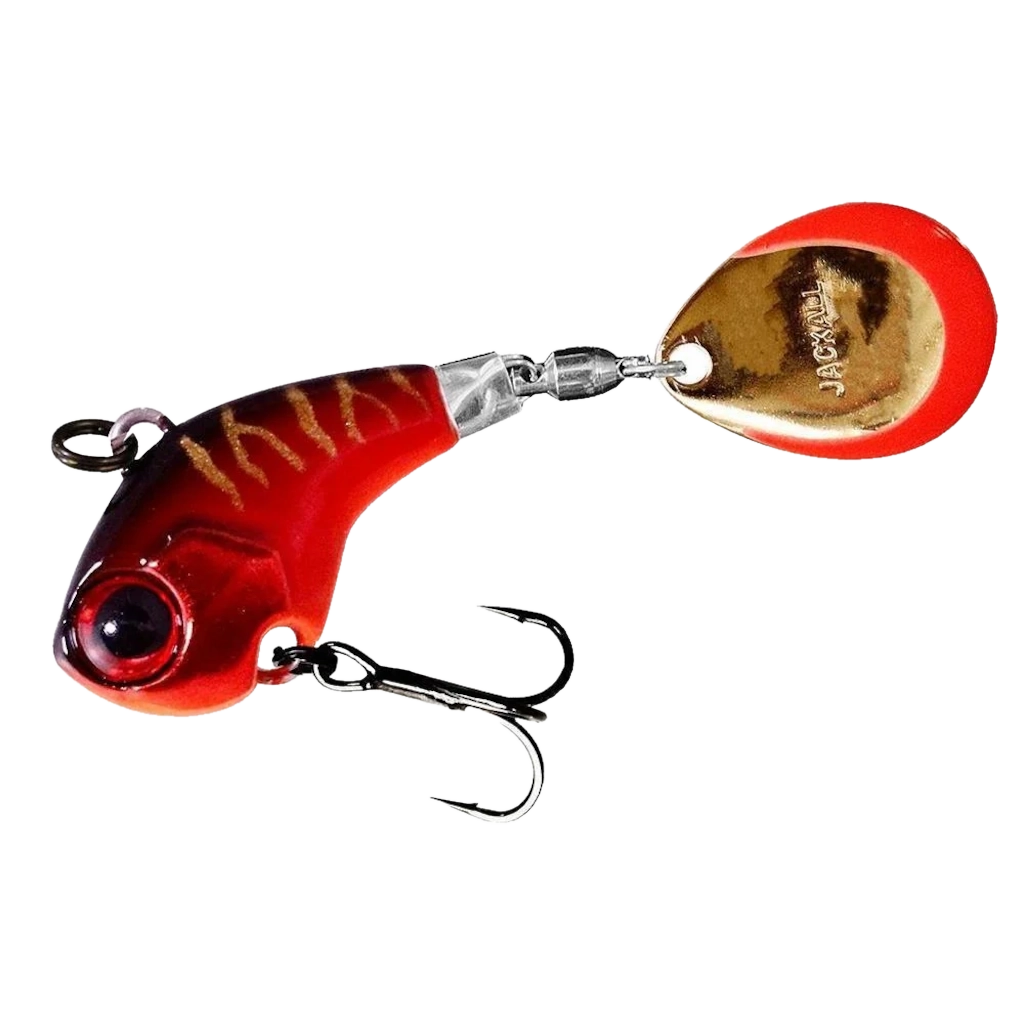 DERACOUP TAIL SPIN JIG - 3/4oz - HL Red Tiger