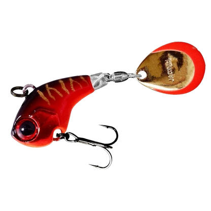 DERACOUP TAIL SPIN JIG - 3/4oz - HL Red Tiger