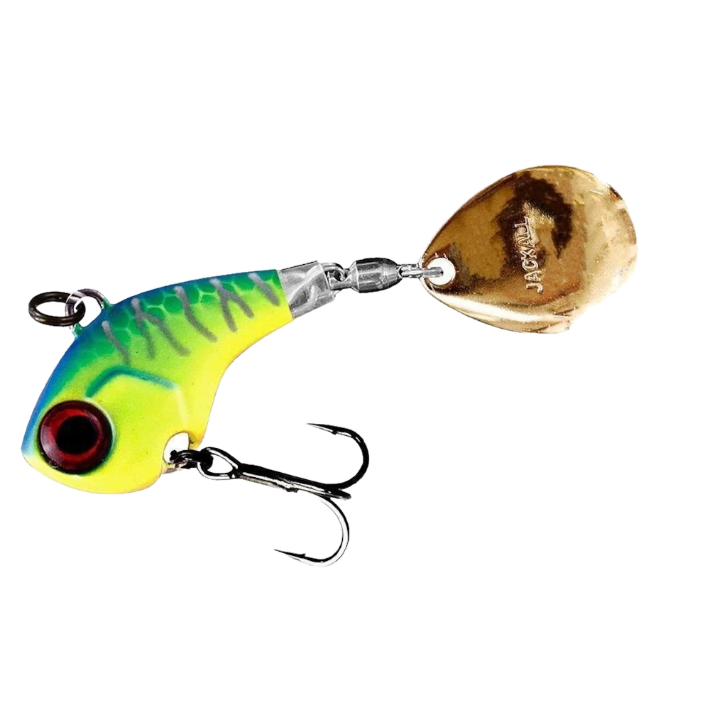 DERACOUP TAIL SPIN JIG - 3/4oz - Blueback Chartreuse