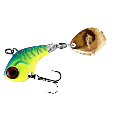 DERACOUP TAIL SPIN JIG - 3/4oz - Blueback Chartreuse