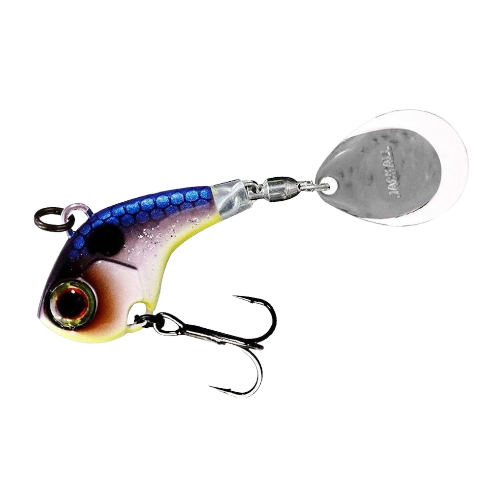 DERACOUP TAIL SPIN JIG - 3/4oz - clear shad