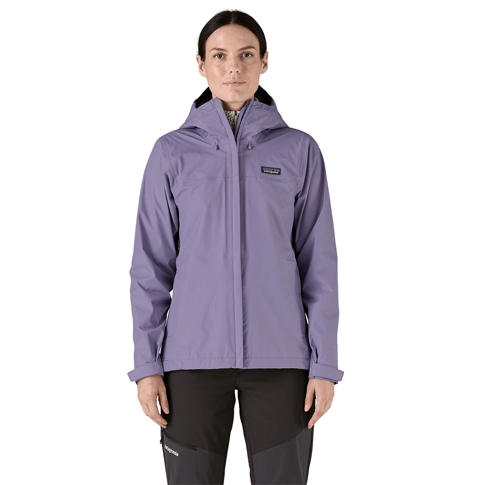 TORRENTSHELL 3L RAIN JKT - WOMEN'S being worn