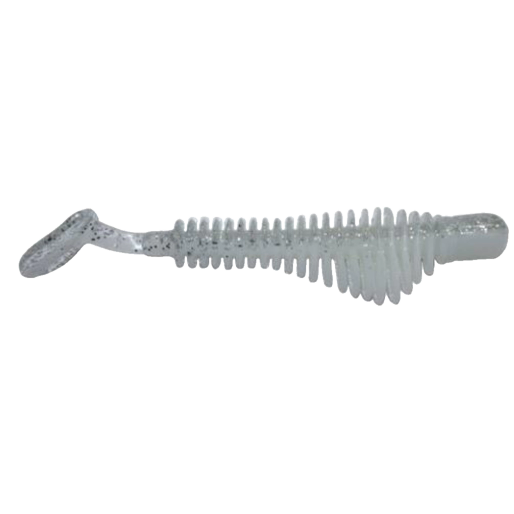PULSER PADDLE TAIL 8PK FIRE ICE WHITE 3.25IN
