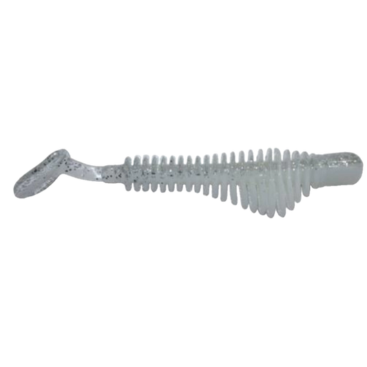 PULSER PADDLE TAIL 8PK FIRE ICE WHITE 3.25IN