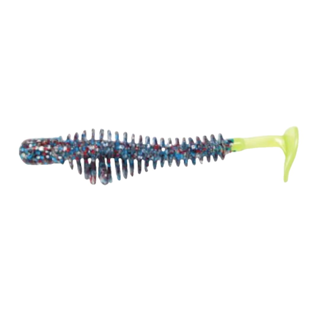 PULSER PADDLE TAIL 8PK CHART/GRN CORE 2.45IN
