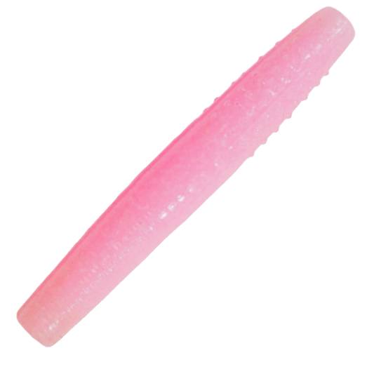 FINESSE TRD NED RIG WORM 8PK BUBBLE GUM 2.75IN