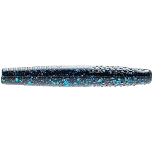 FINESSE TRD NED RIG WORM 8PK BLACK/BLUE FLAKE 2.75IN
