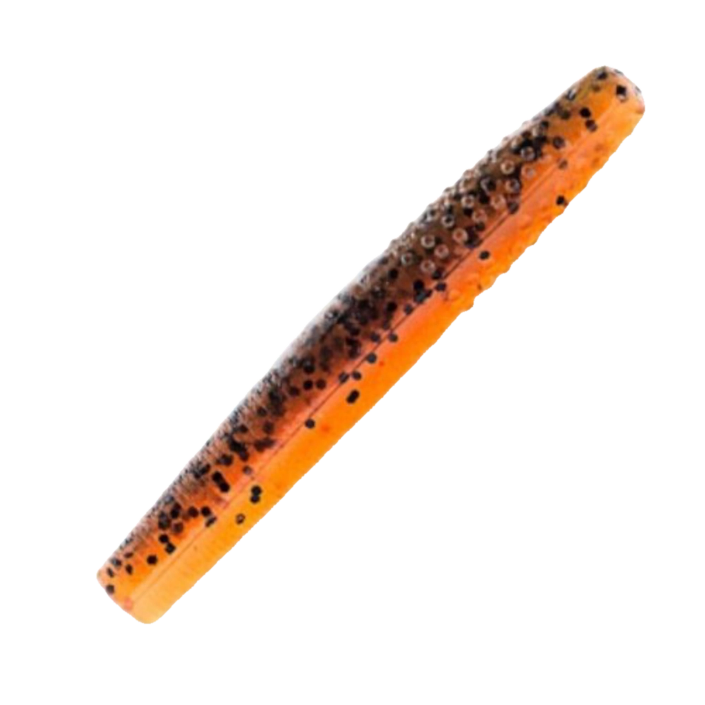 FINESSE TRD NED RIG WORM 8PK GREEN PUMPKIN/ORANGE 2.75IN