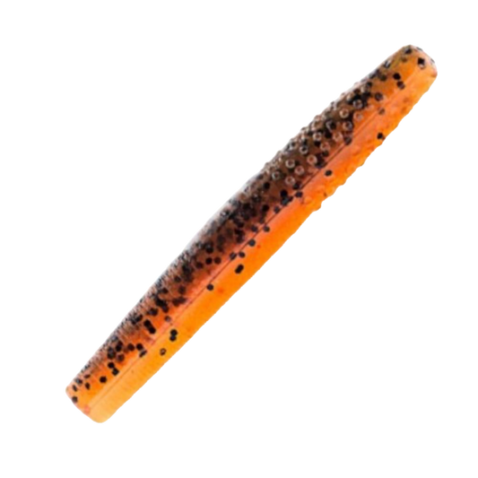 FINESSE TRD NED RIG WORM 8PK GREEN PUMPKIN/ORANGE 2.75IN