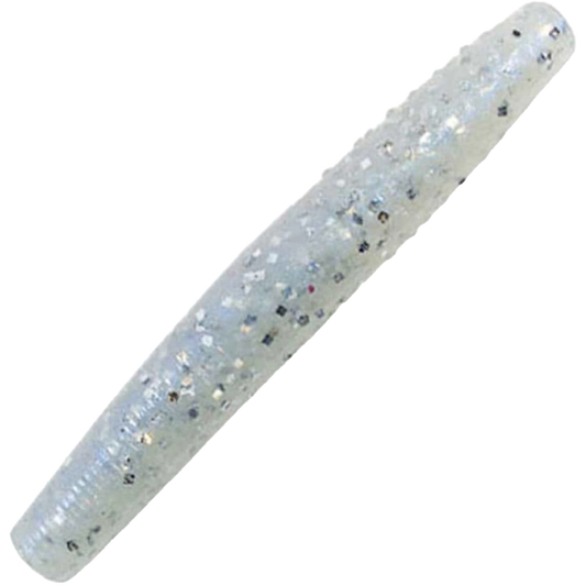 FINESSE TRD NED RIG WORM 8PK WHITE LIGHTNING 2.75IN