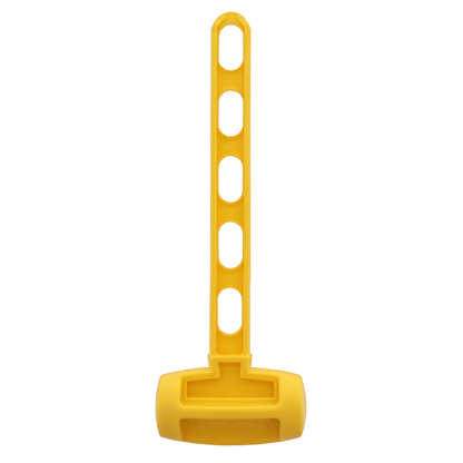 plastic mallet for securing tents and screen shelters