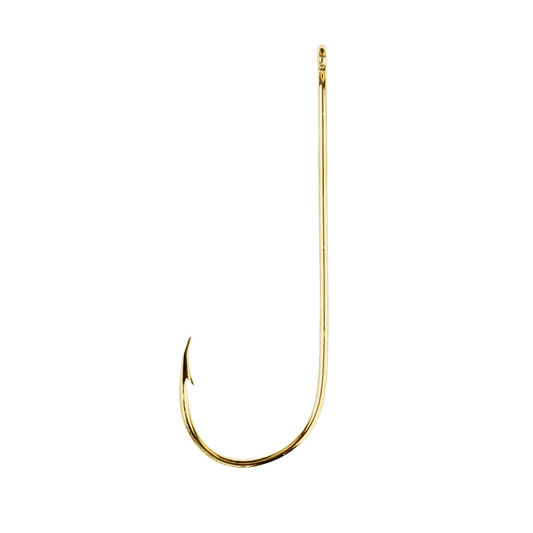 EAGLECLAW ABERDEEN LIGHT WIRE NON-OFFSET STANDARD GOLD SIZE 2