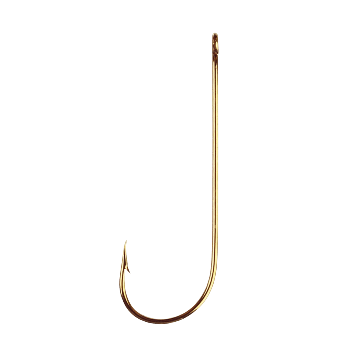 EAGLECLAW ABERDEEN HOOK LIGHT WIRE NON-OFFSET 100PK SIZE 4 BRONZE