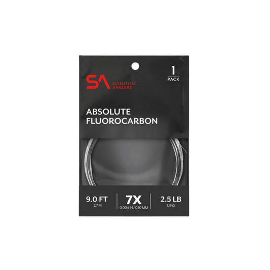 SCIENTIFIC ANGLERS ABSOLUTE FLUOROCARBON 9FT - 3X - CLEAR