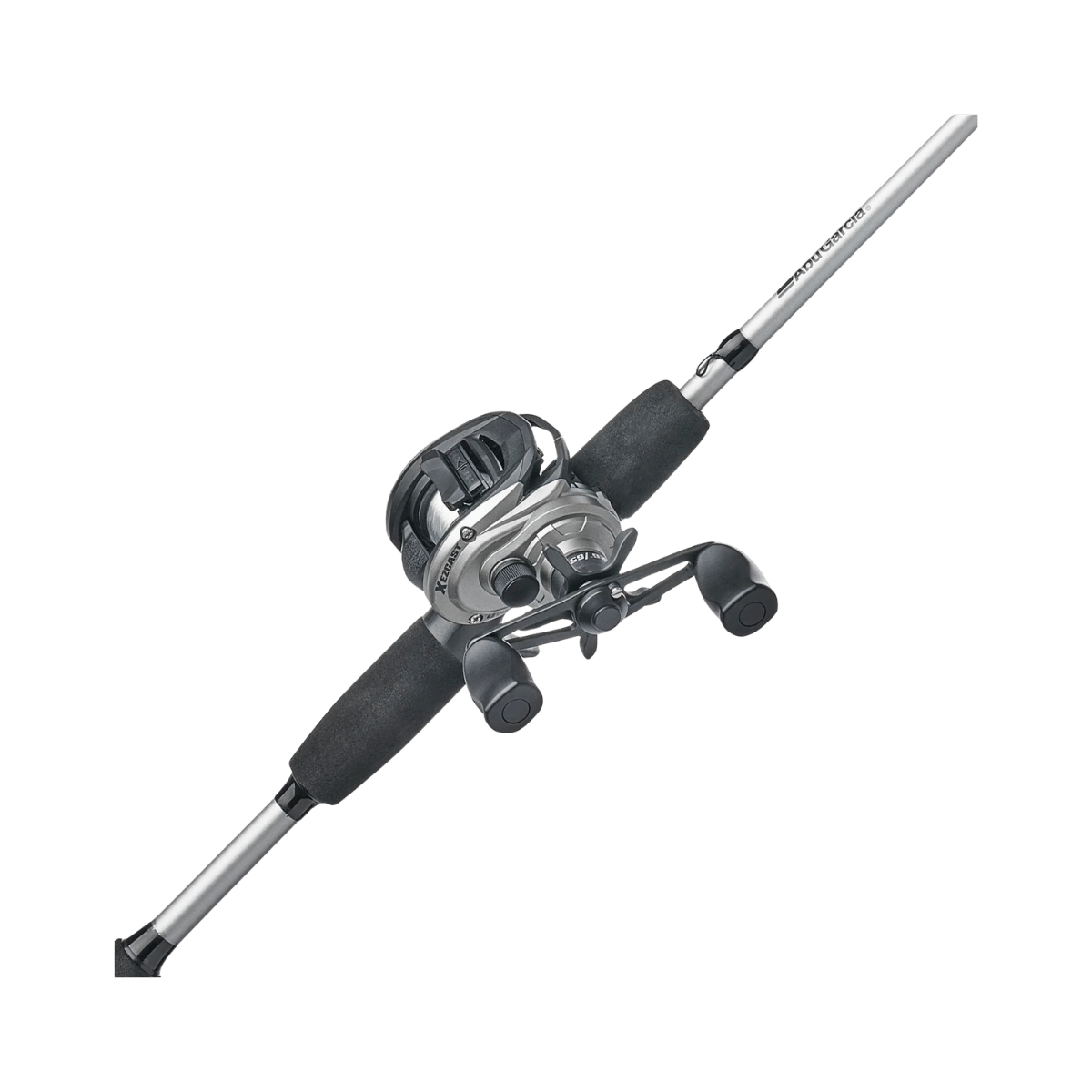 ABU GARCIA MAX EZ CAST BAITCAST COMBO, BLACK COLOR, BAITCASTING REEL