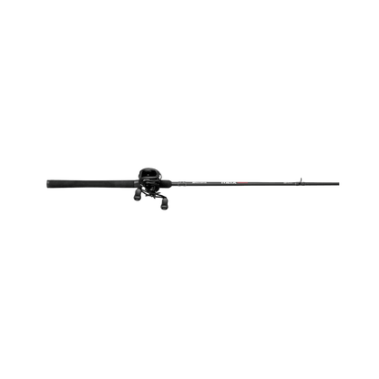 ABU GARCIA MAX PREDATOR BAITCAST COMBO, BLACK COLOR ROD