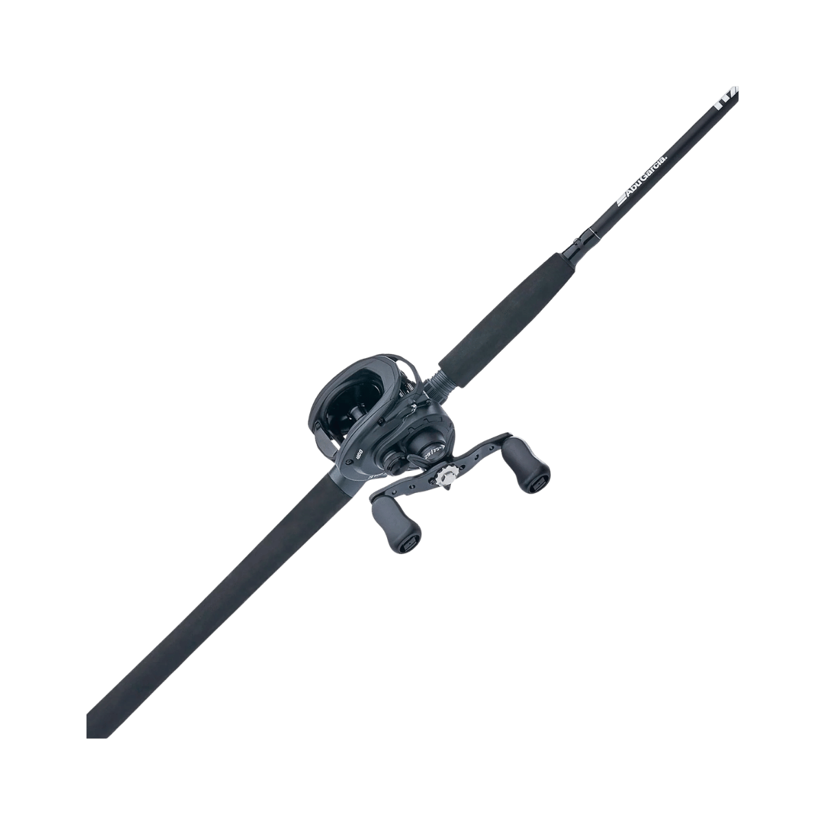 ABU GARCIA MAX PREDATOR BAITCAST COMBO, BLACK COLOR BAITCASTING REEL