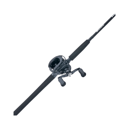 ABU GARCIA MAX PREDATOR BAITCAST COMBO, BLACK COLOR BAITCASTING REEL