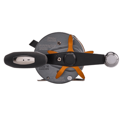 ABU GARCIA C3 CATFISH SPECIAL ROUND REEL 5.3:1 GEAR RATIO - TOP VIEW