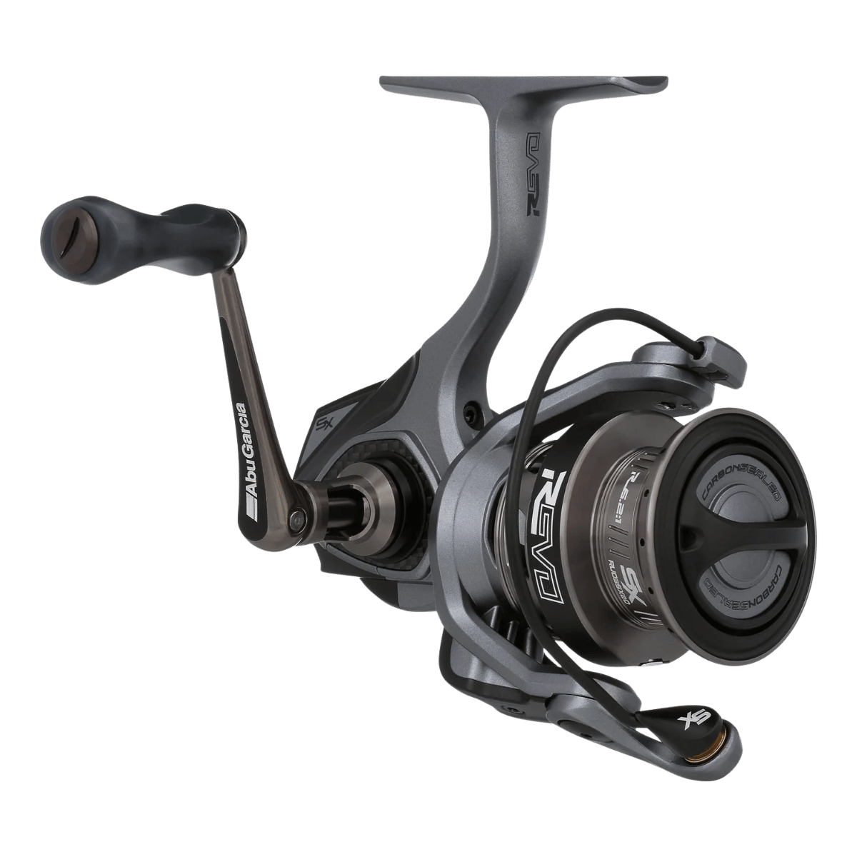 ABU GARCIA REVO SX SPINNING REEL 6.2:1 GEAR RATIO - LEFT SIDE VIEW