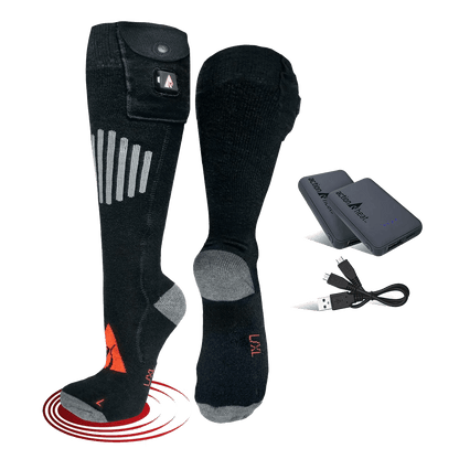 ACTION HEAT 5V WOOL BATTERY HEATED SOCKS