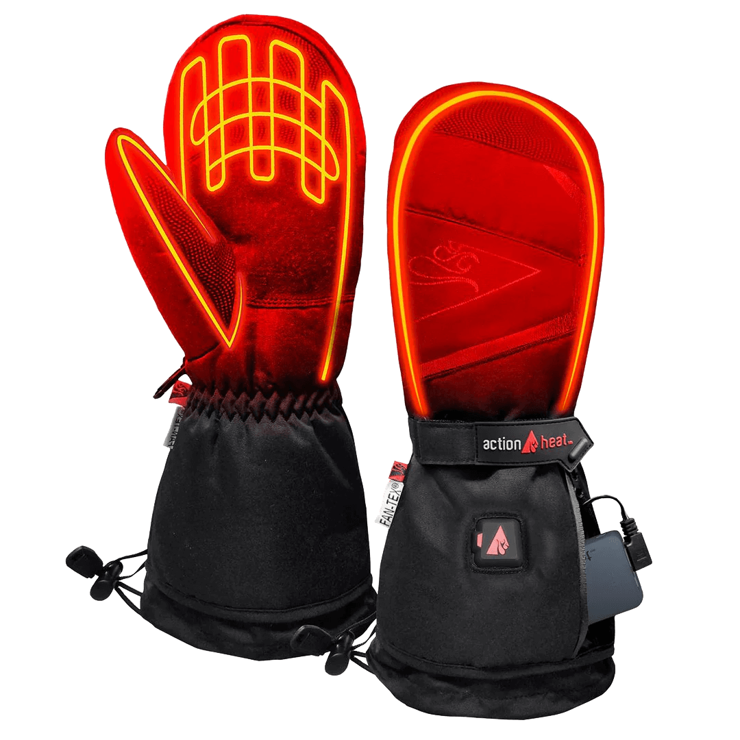 ACTION HEAT WOMEN'S 5V BATTERY HEATED MITTENS