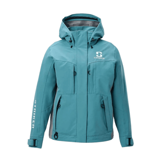 STRIKER BRANDS WOMEN'S ADRENALINE RAIN JACKET - BLUE