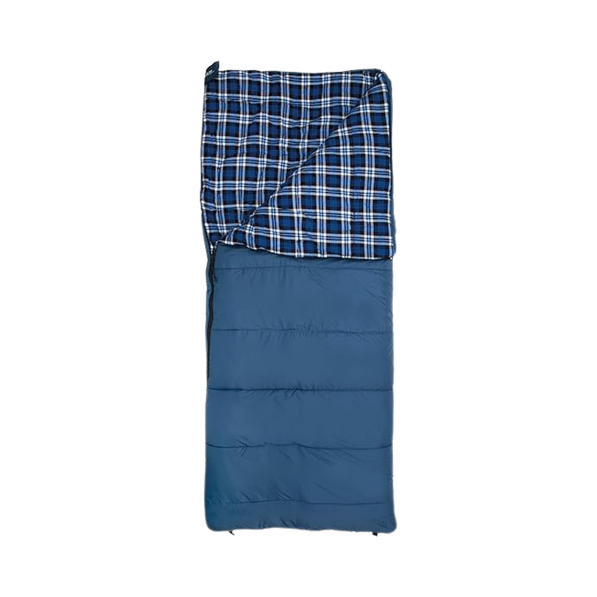 ALPS MOUNTAINEERING CAMPER FLANNEL OF SLEEPING BAG BLUE