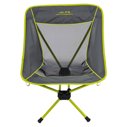 ALPS MOUNTAINEERING LIGHTWEIGHT SIMMER CHAIR - CITRUS CHARCOAL - FRONT VIEW