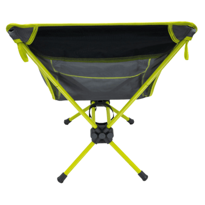 ALPS MOUNTAINEERING LIGHTWEIGHT SIMMER CHAIR - CITRUS CHARCOAL - BACK VIEW