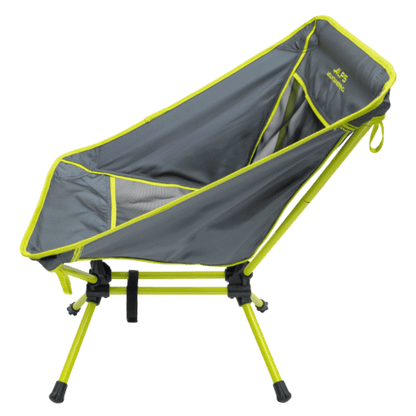 ALPS MOUNTAINEERING LIGHTWEIGHT SIMMER CHAIR - CITRUS CHARCOAL - SIDE VIEW
