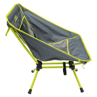 ALPS MOUNTAINEERING LIGHTWEIGHT SIMMER CHAIR - CITRUS CHARCOAL - SIDE VIEW