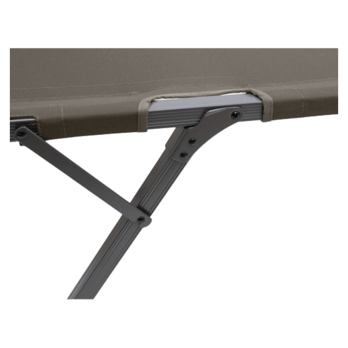 ALPS MOUNTAINEERING ESCALADE COT LARGE - CLAY - CLOSE UP SIDE VIEW