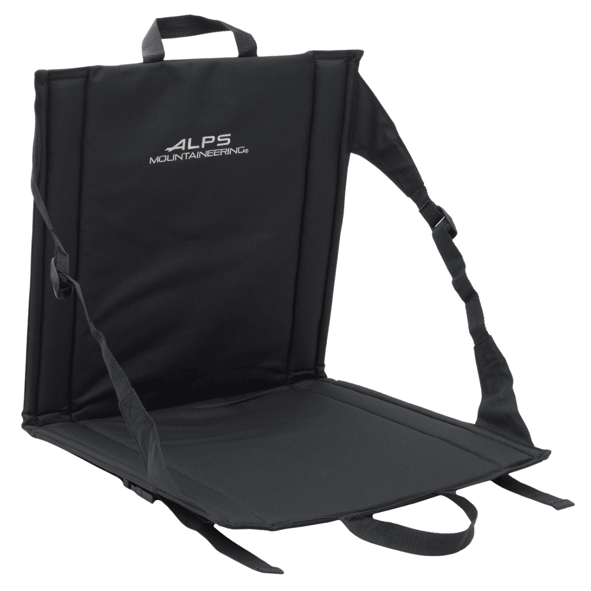 ALPSMOUNTAINEERING WEEKENDER SEAT - BLACK - FRONT VIEW 