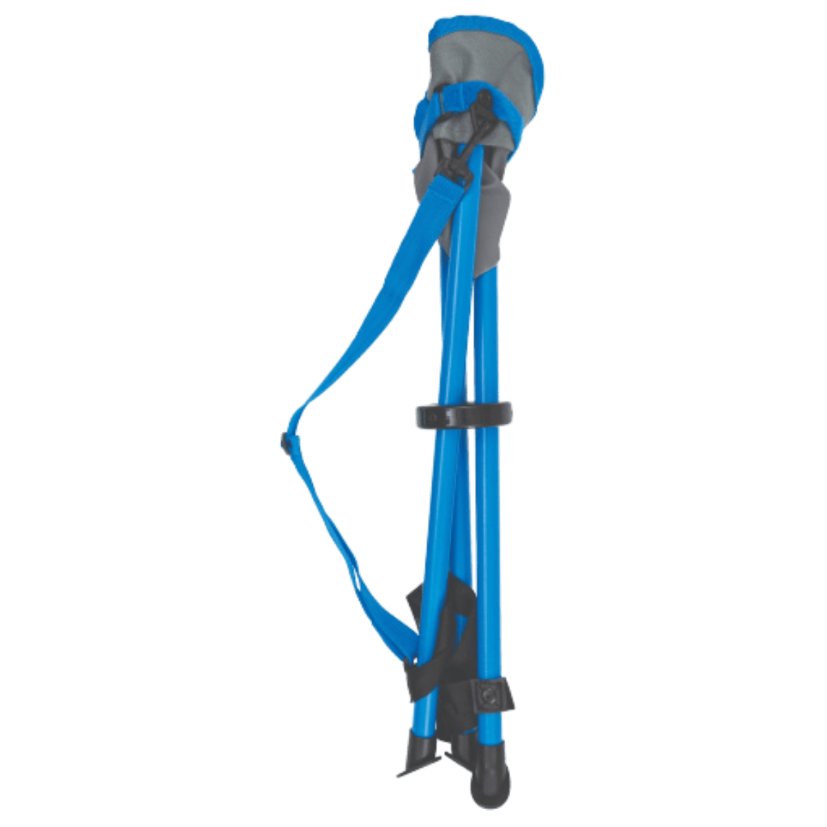 ALPSMOUNTAINEERING TRI-LEG STOOL -   GRAY OCEAN - FRONT AND PACKED VIEW