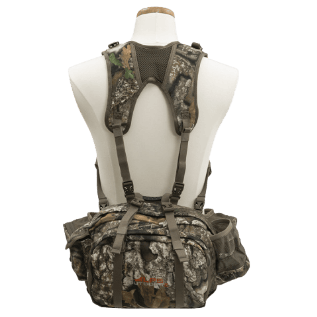 ALPS OUTDOORZ LITTLE BEAR FANNY PACK 8L - REALTREE APX - BACK VIEW